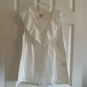Sundance Women's Large Sleeveless Fluttery Blouse- never worn!